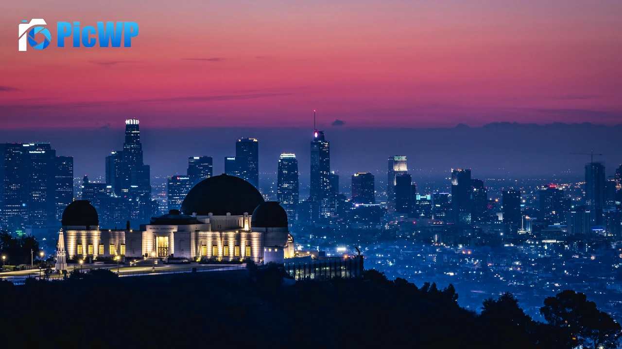 Griffith Observatory Los Angeles 4K PC Wallpaper