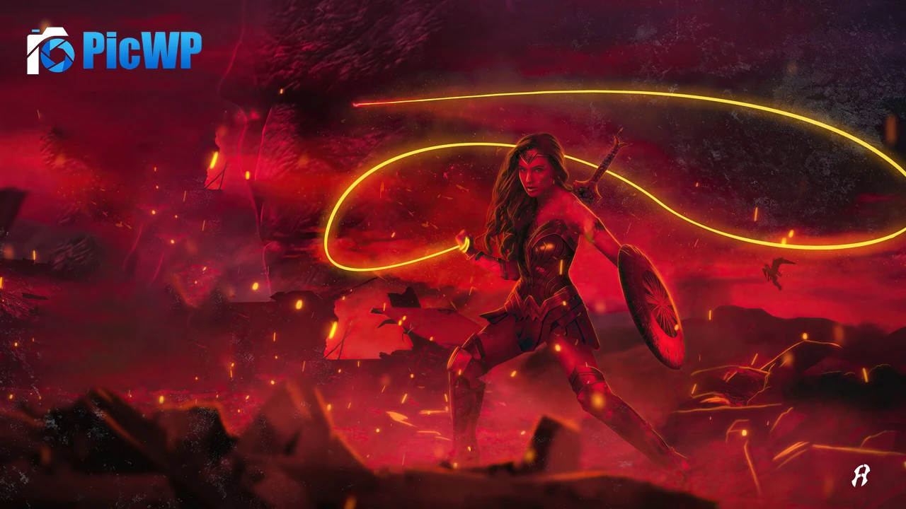 Wonder Woman Zack Snyder's Justice League 4K PC Wallpaper