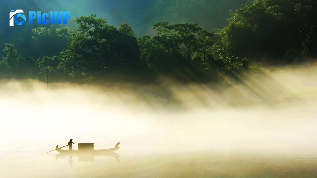 Fisherman Misty 4K PC Wallpaper
