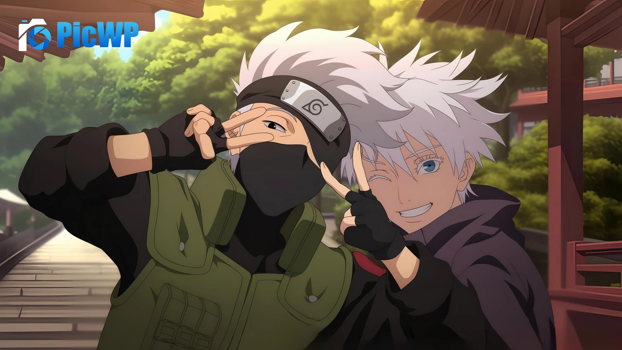 Kakashi Hatake Satoru Gojo 4K PC Wallpaper