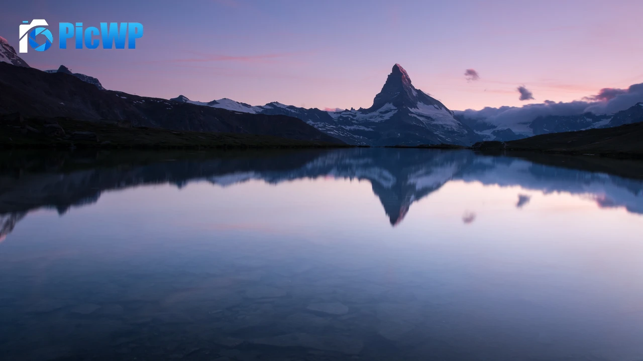 Matterhorn Stellisee 4K PC Wallpaper