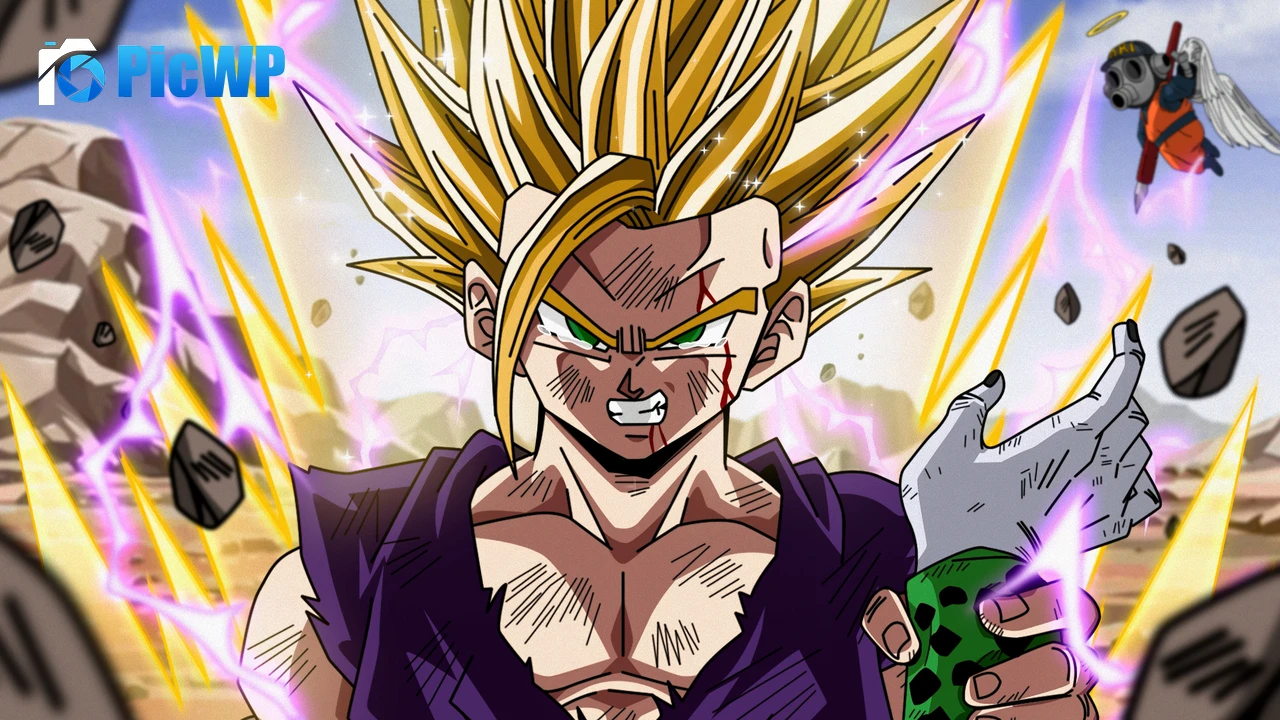Gohan Fan Art 4K PC Wallpaper