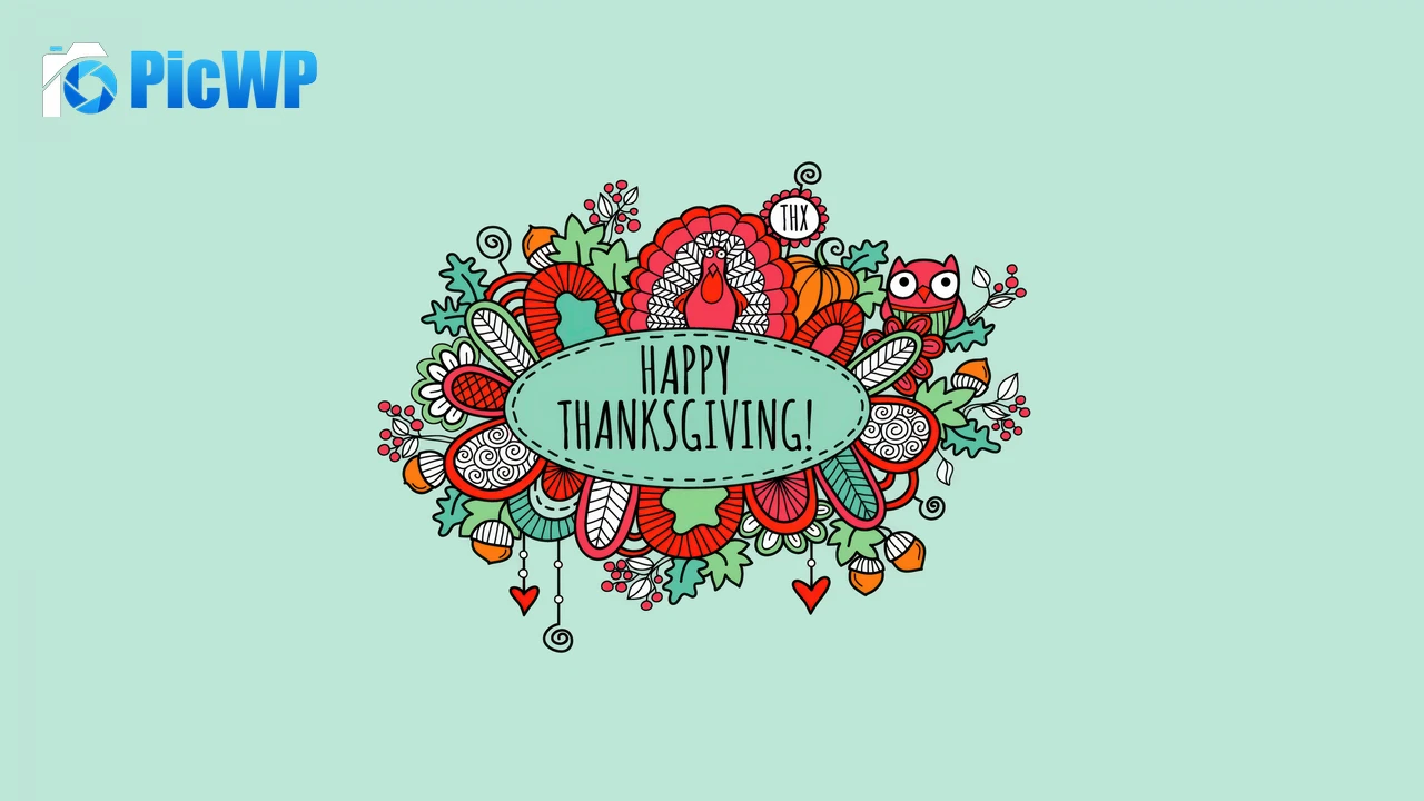 November Happy Thanksgiving 4K PC Wallpaper