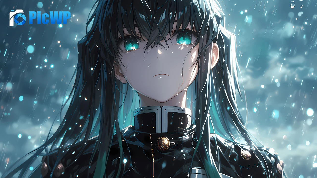 Muichiro Tokito Anime girl 4K PC Wallpaper