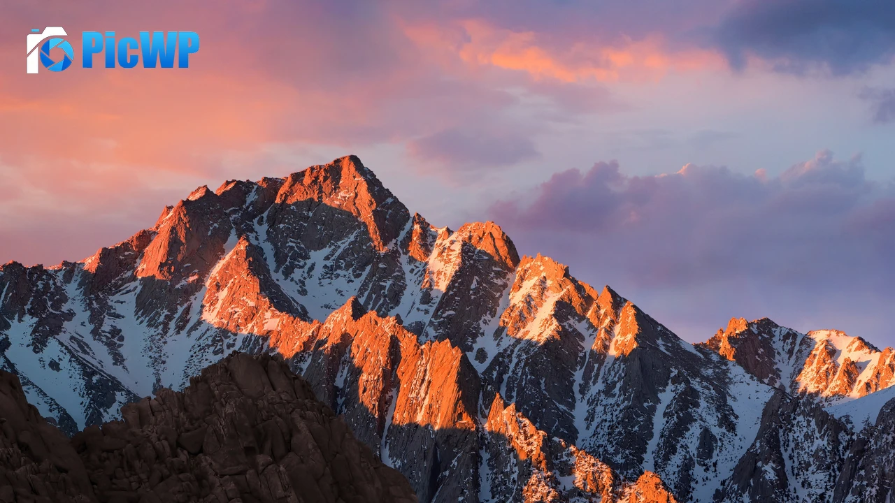 macOS Sierra Mountain 4K PC Wallpaper