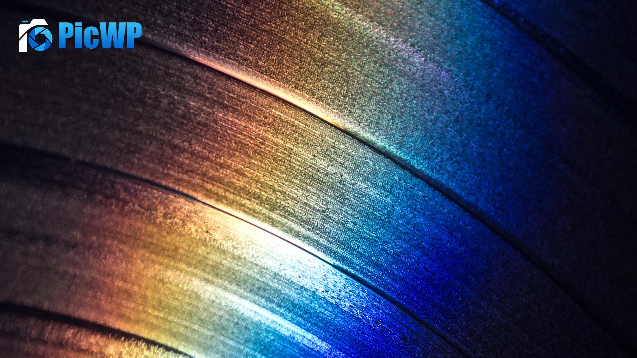 Light on record Closeup 4K PC Wallpaper