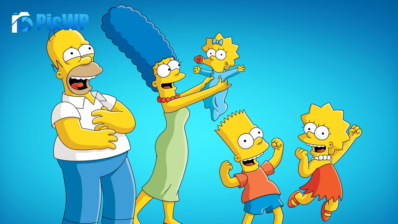 The Simpsons Family 4K PC Wallpaper