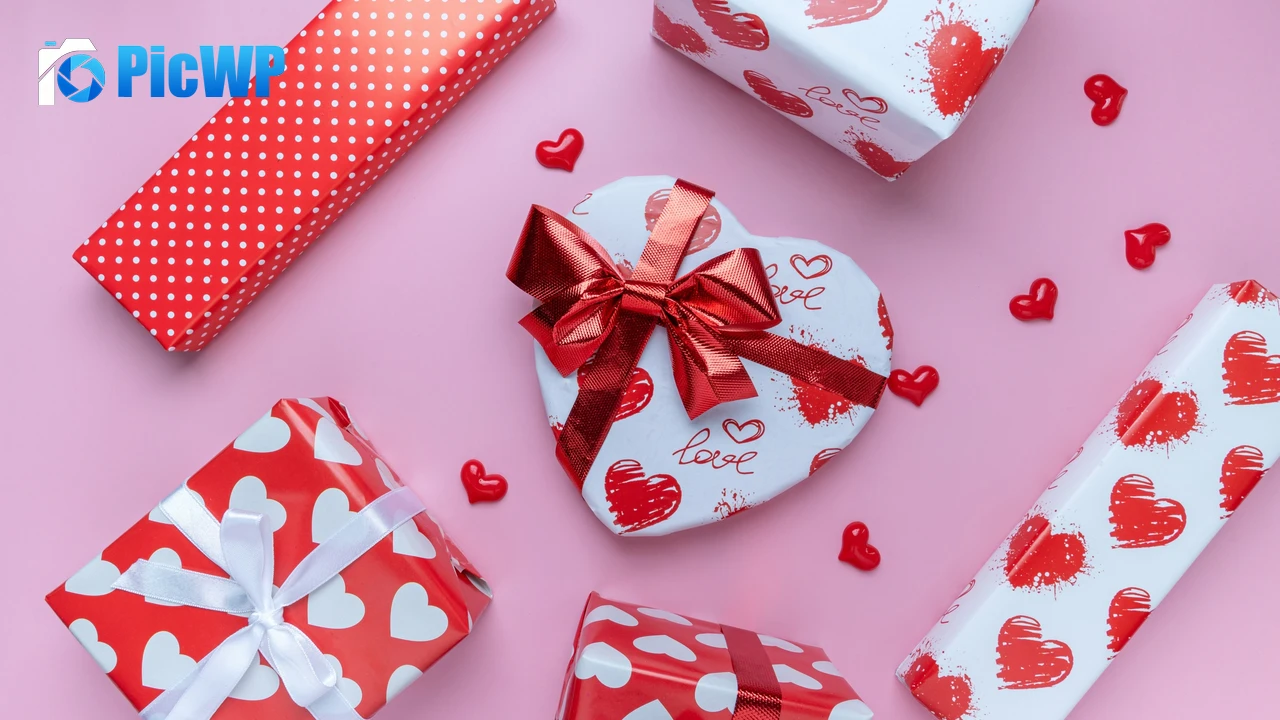 Valentine Gifts Heart shape 4K PC Wallpaper