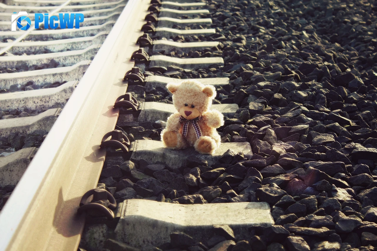 Teddy bear Brown aesthetic 3K PC Wallpaper