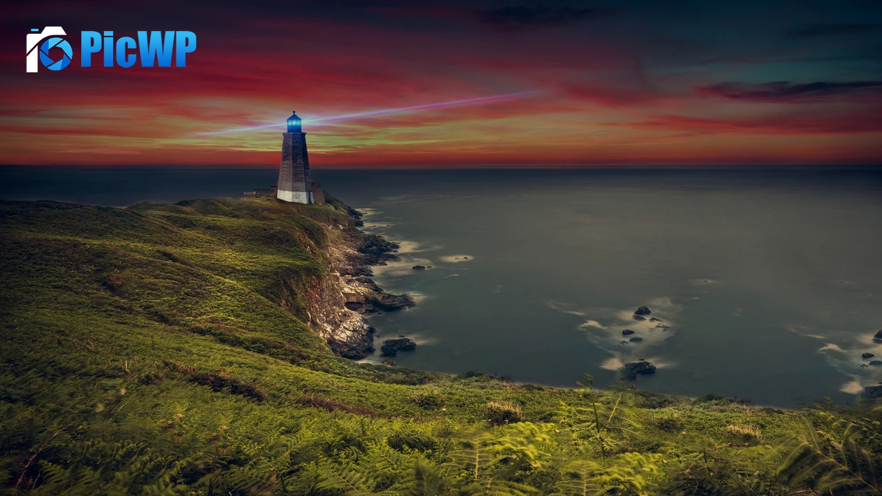 Lighthouse Coastline 4K PC Wallpaper