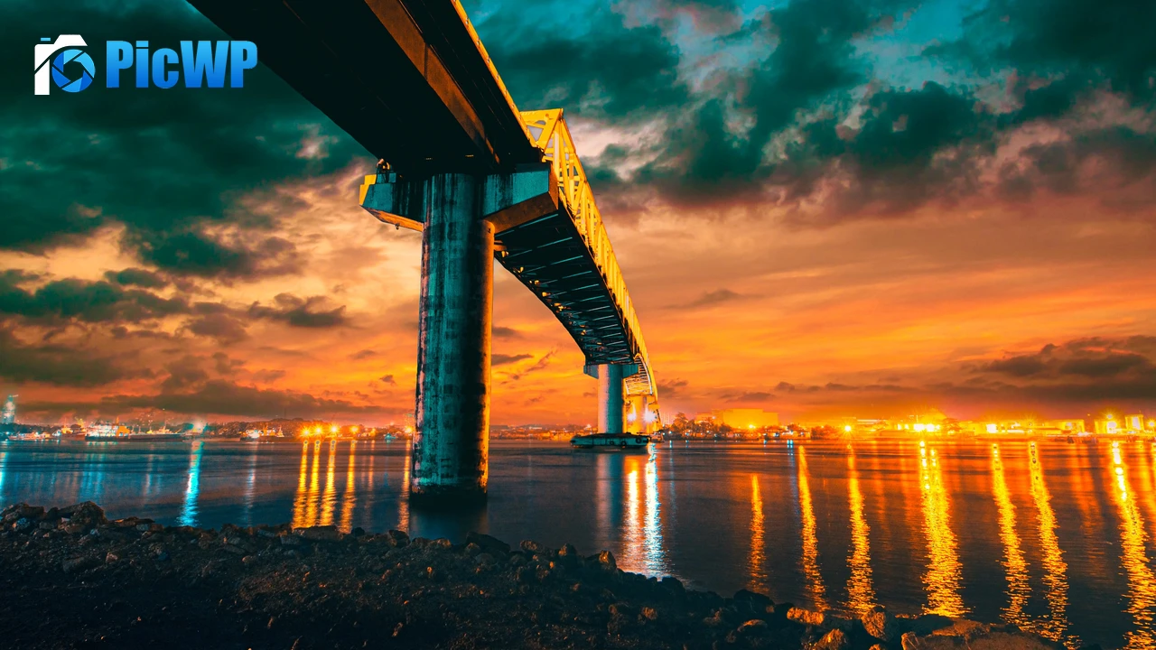 Sergio Osmeña Bridge Philippines 4K PC Wallpaper
