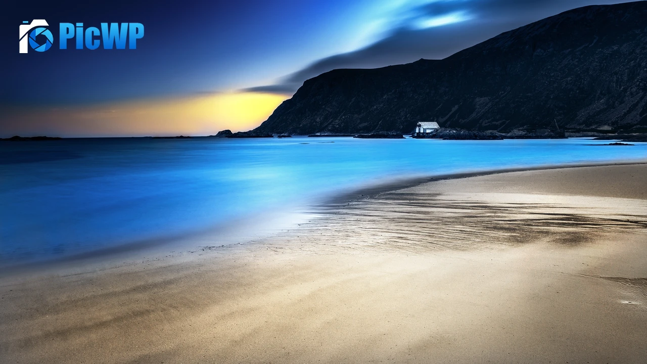 Grotlesanden Beach Norway 4K PC Wallpaper