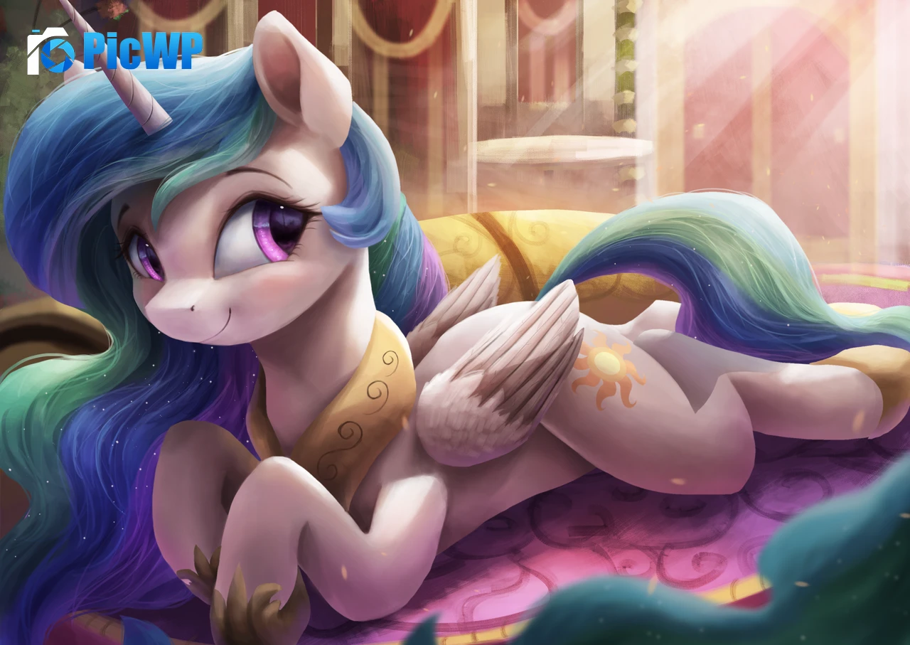 Shining Sun Princess Celestia 4K PC Wallpaper