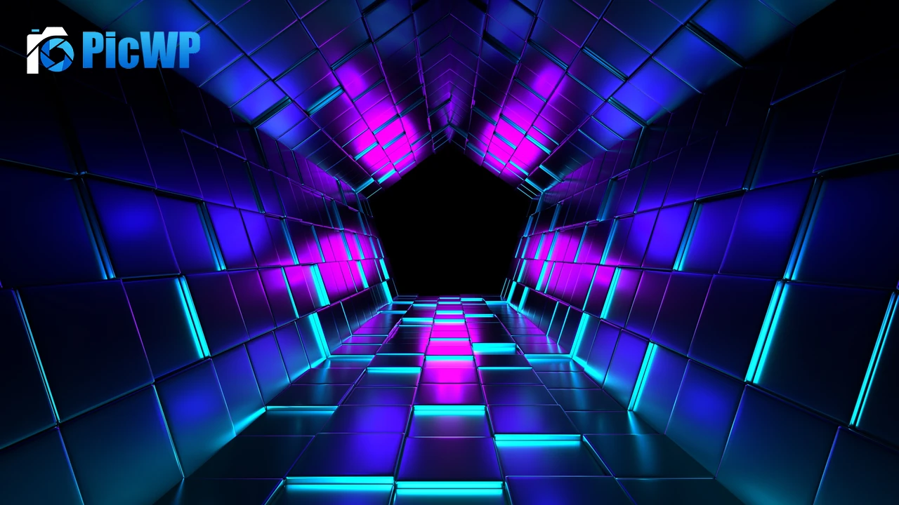 3D background Shapes 4K PC Wallpaper
