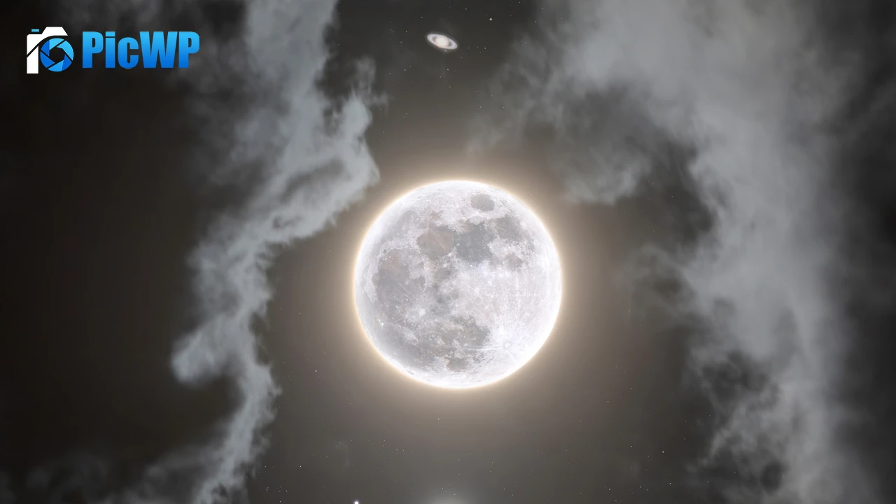 Moon Jupiter 4K PC Wallpaper