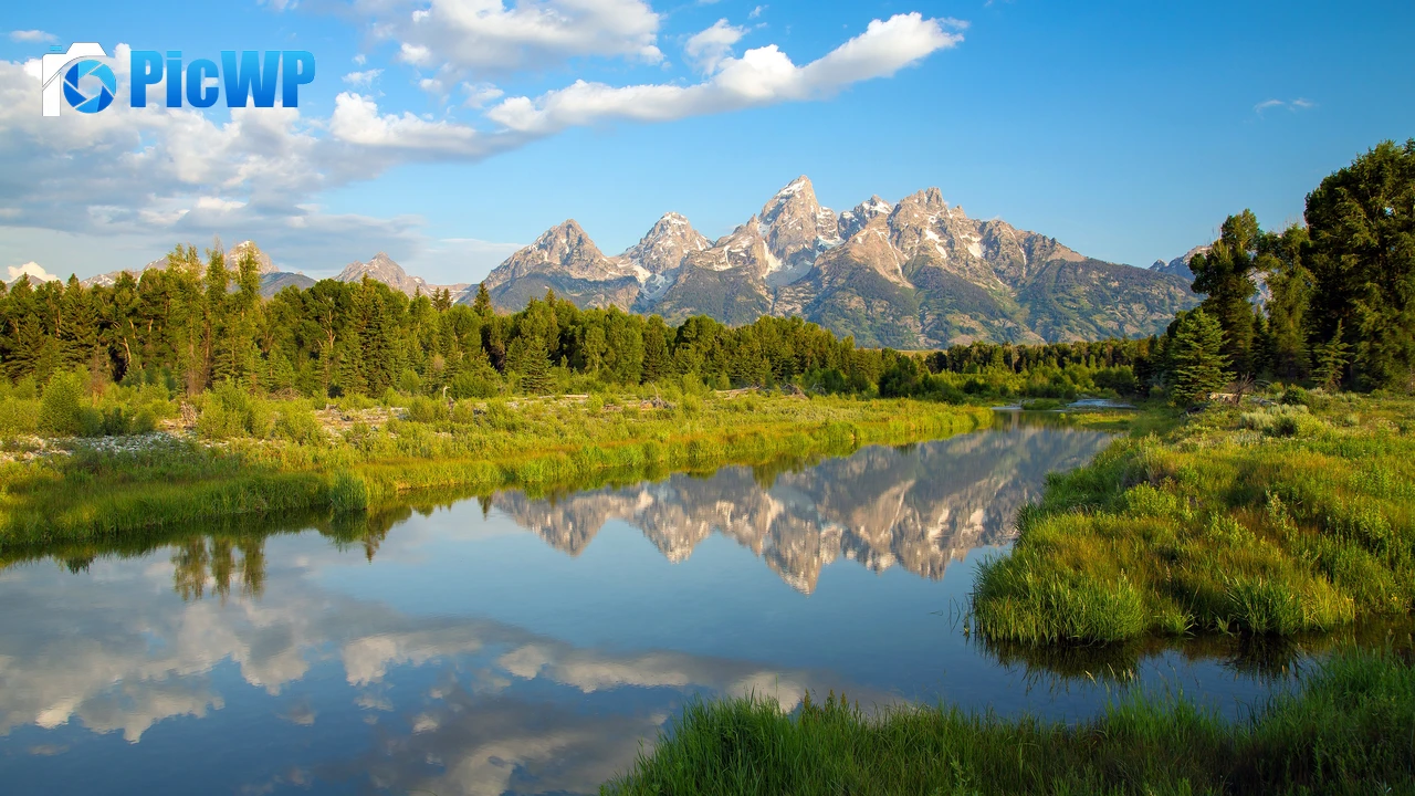 Teton Range Rocky Mountains 4K PC Wallpaper