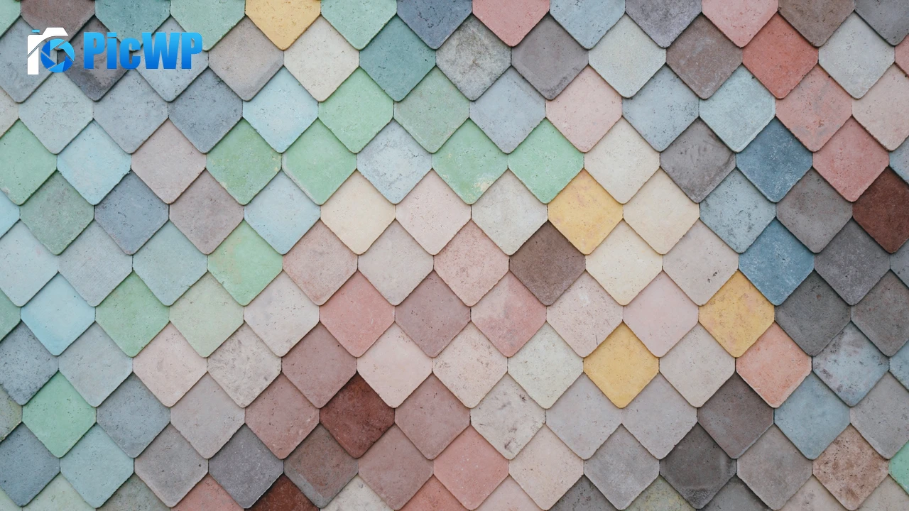 Wall tiles Pastel background 4K PC Wallpaper