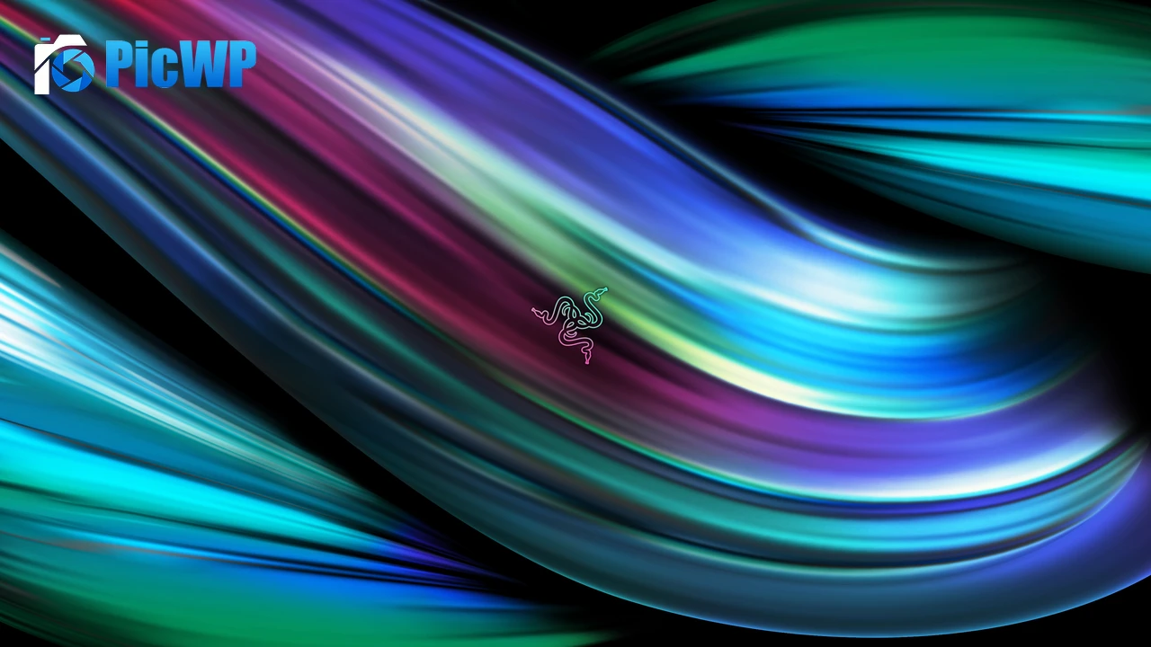 Razer Swirls 4K PC Wallpaper