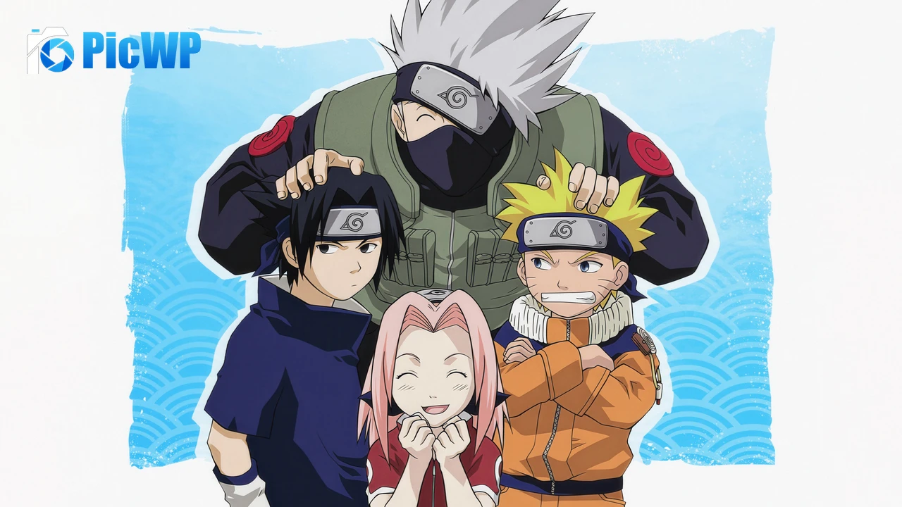 Naruto Team 7 4K PC Wallpaper