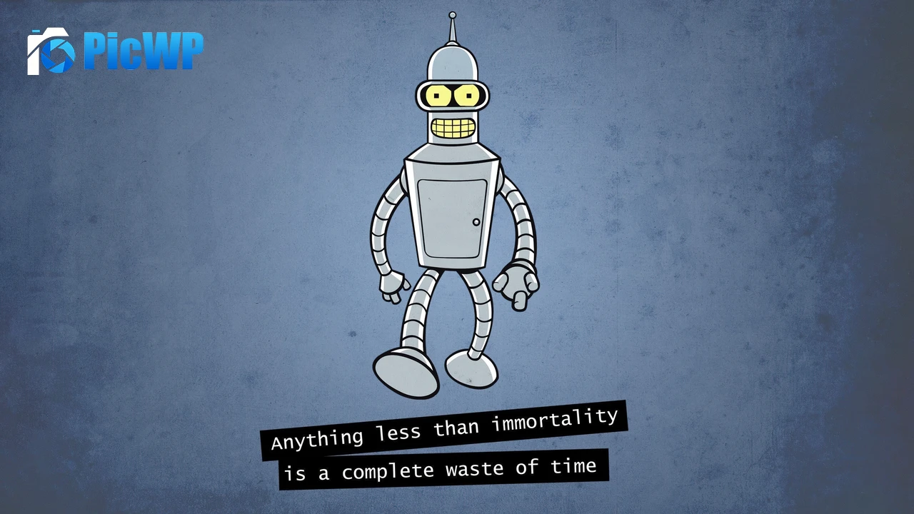 Bender Popular quote 4K PC Wallpaper