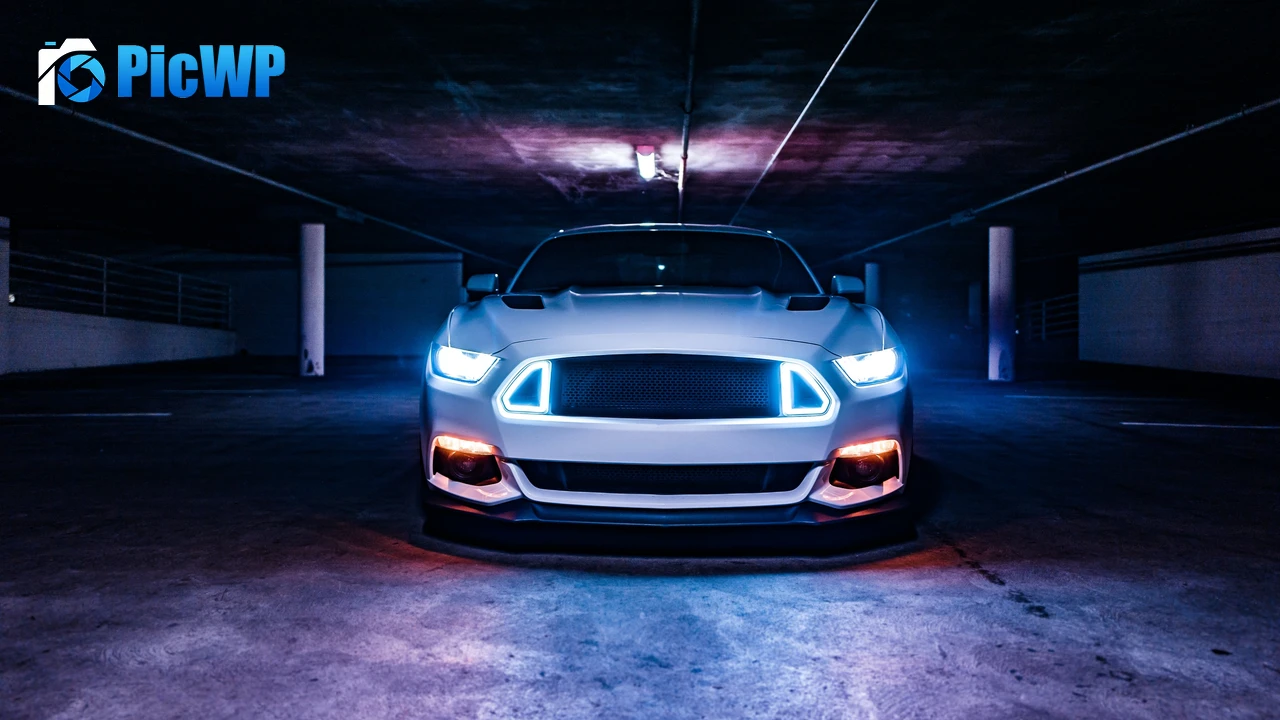 2016 Ford Mustang GT White cars 4K PC Wallpaper