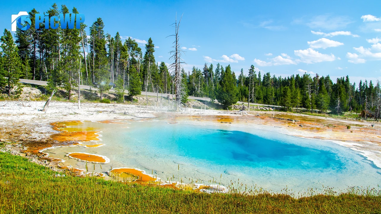 Mudpot Yellowstone National Park 4K PC Wallpaper