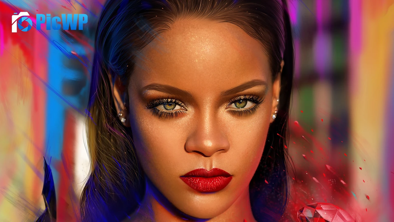 Rihanna Illustration 4K PC Wallpaper