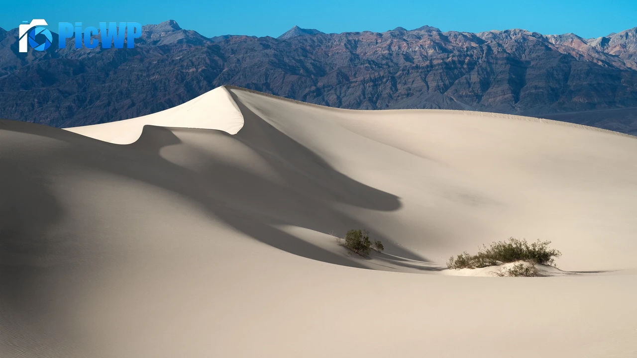 Mesquite Flat Sand Dunes Death Valley National Park 4K PC Wallpaper