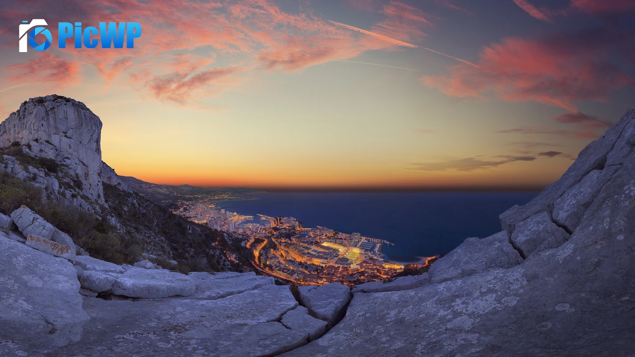 Monaco City Sunrise 4K PC Wallpaper