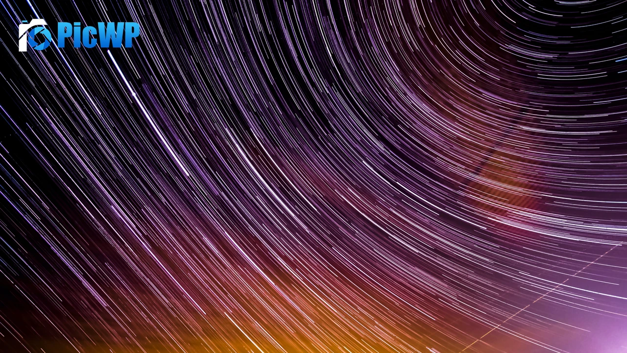 Star Trails Timelapse 4K PC Wallpaper