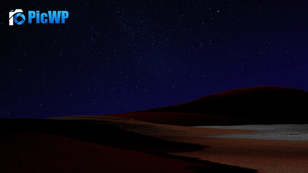 Desert Dark theme 4K PC Wallpaper