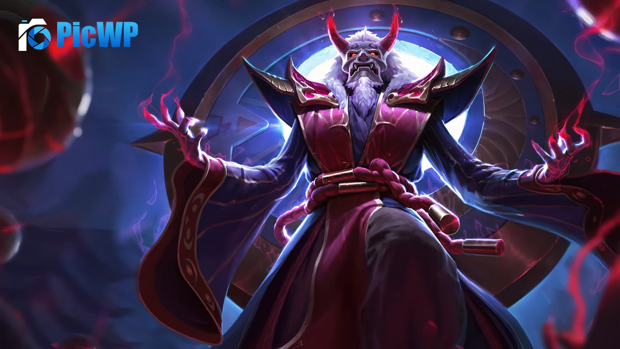 Blood Moon Zilean League of Legends 4K PC Wallpaper
