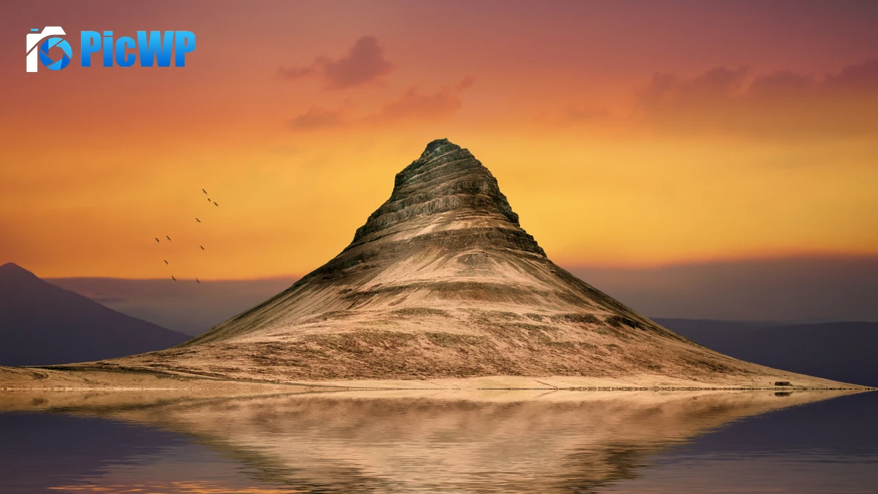 Mountain View Sunset 4K PC Wallpaper