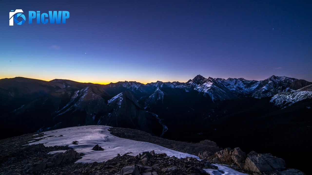 Sulphur Skyline Trail Hiking trail 4K PC Wallpaper