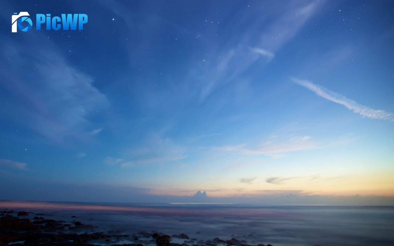 Clear sky Sunset 4K PC Wallpaper