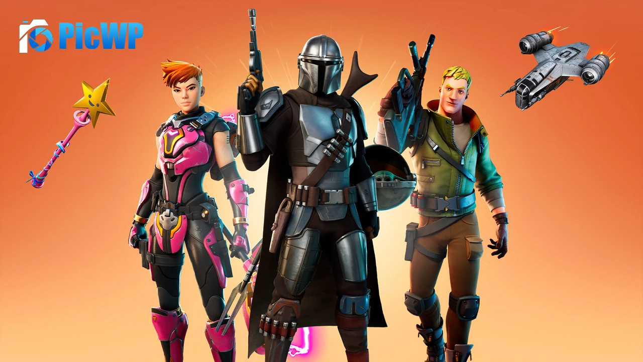 Fortnite The Mandalorian 4K PC Wallpaper