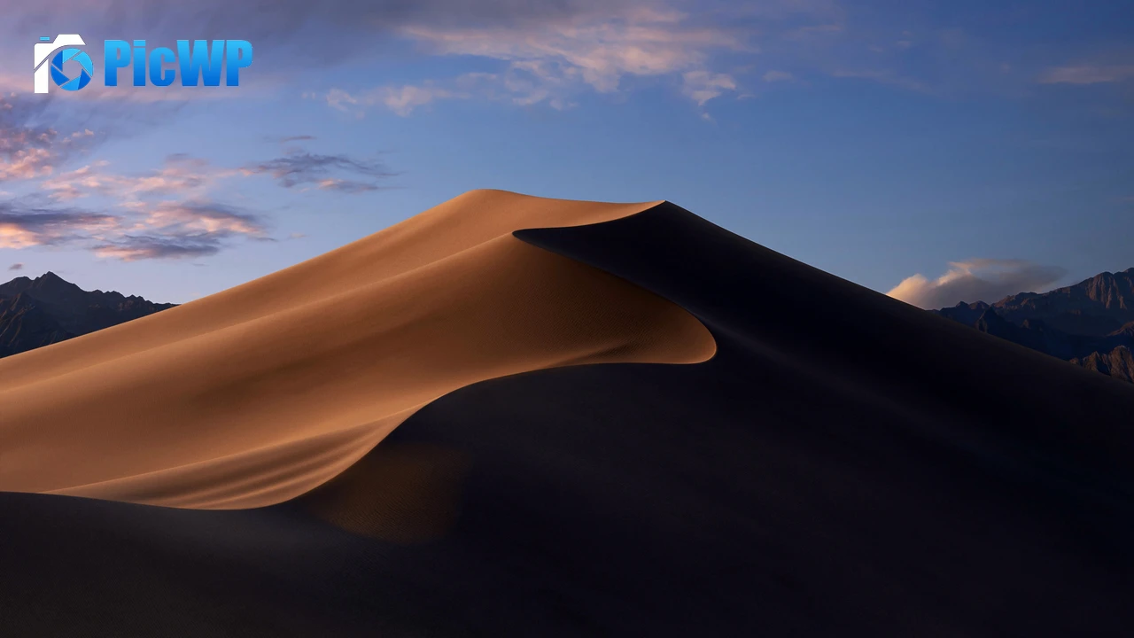 macOS Mojave Sand Dunes 4K PC Wallpaper