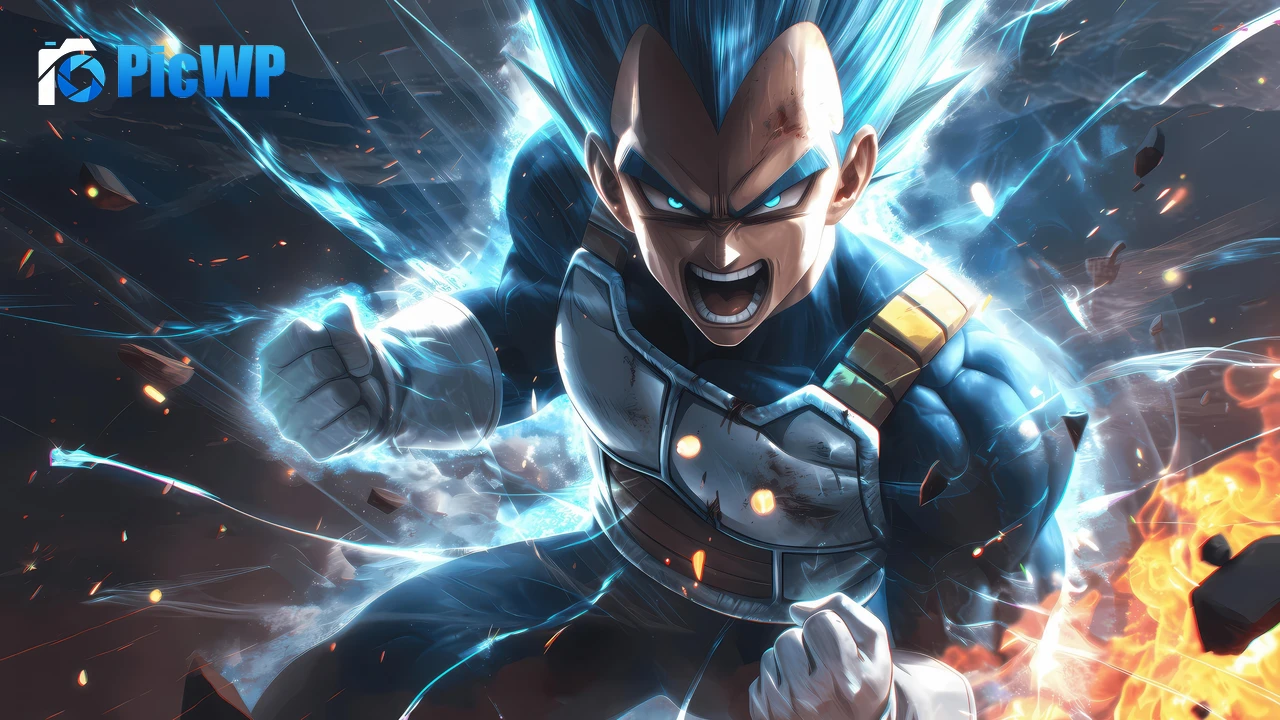 Vegeta Angry 4K PC Wallpaper