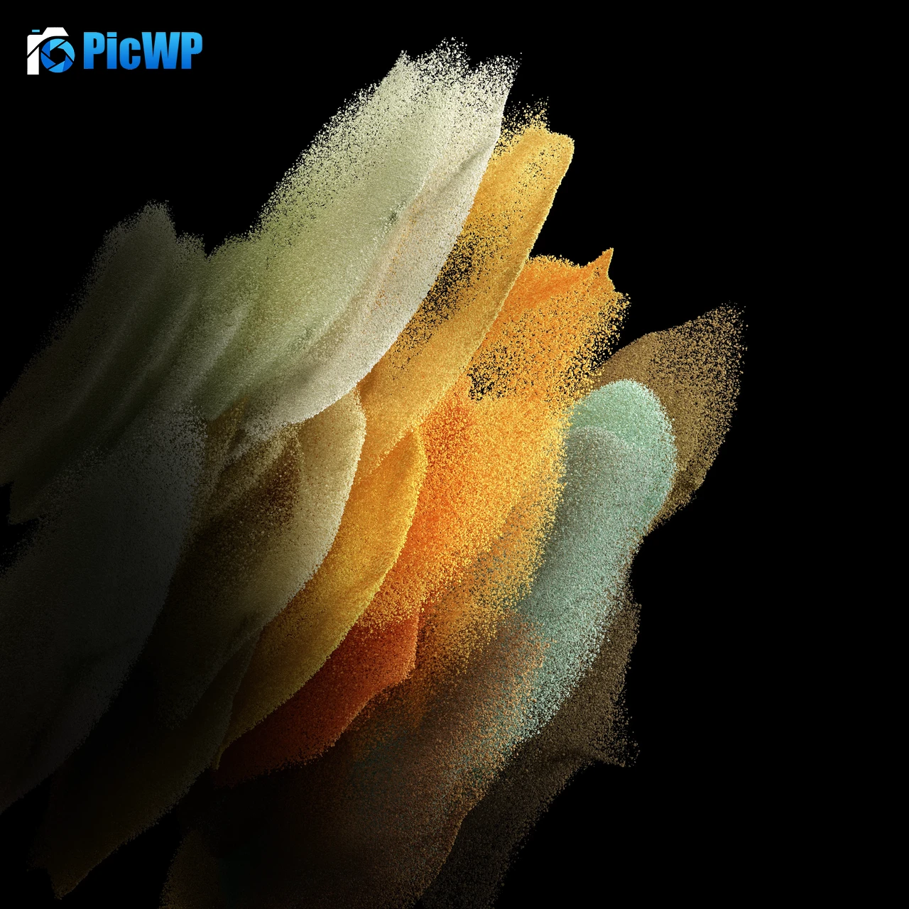 Samsung Galaxy S21 Yellow 4K Fold Wallpaper