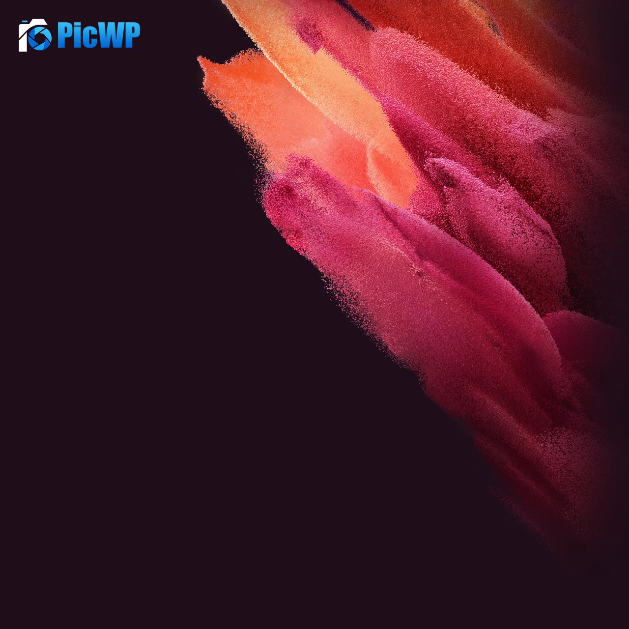 Samsung Galaxy S21 Magenta 4K Fold Wallpaper