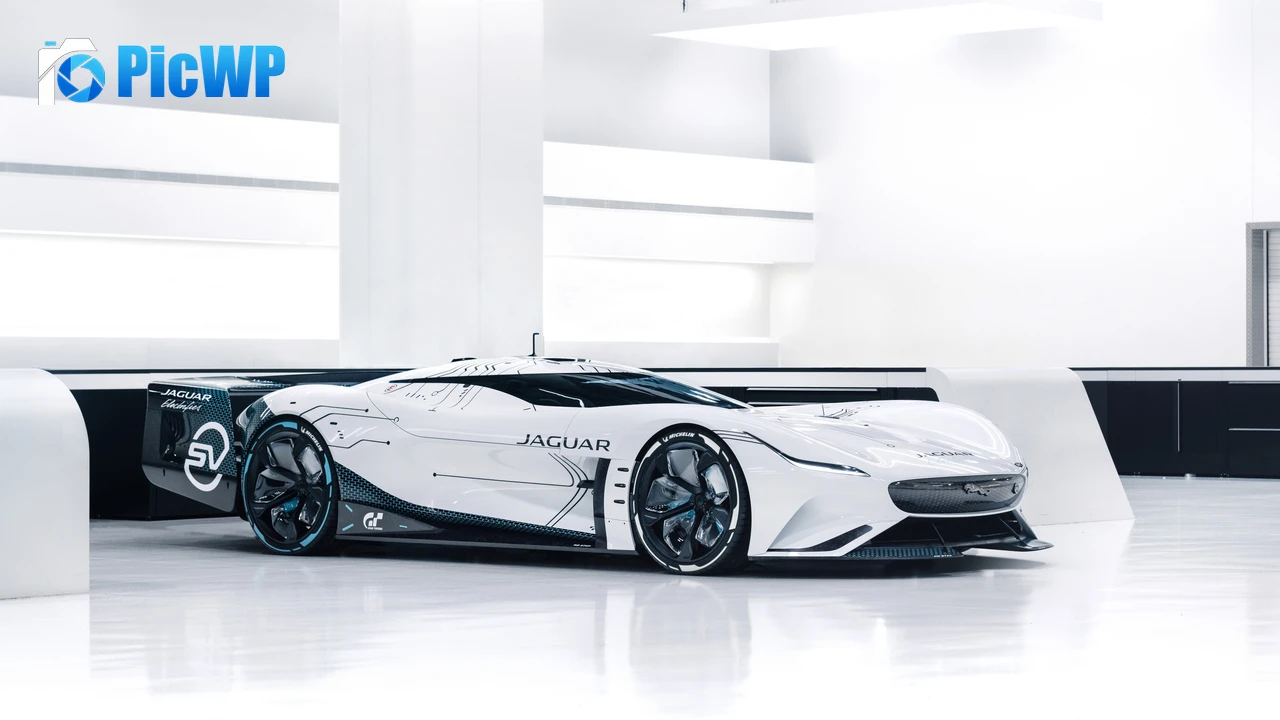 Jaguar Vision Gran Turismo SV Hypercars 4K PC Wallpaper