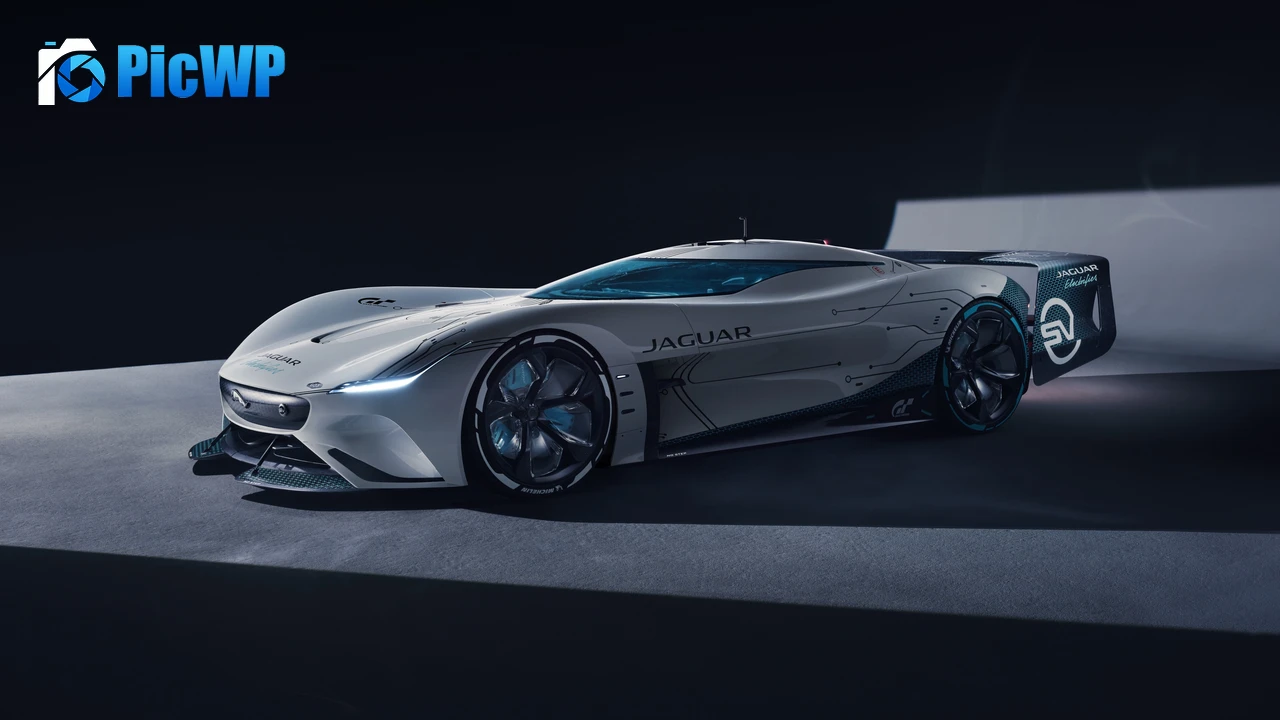 Jaguar Vision Gran Turismo SV Concept cars 4K PC Wallpaper