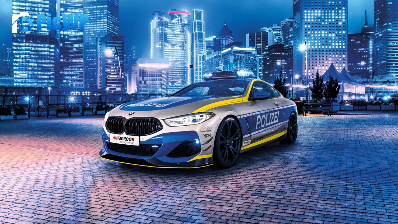 BMW AC Schnitzer ACS8 Polizei Tune it! Safe! Concept 4K PC Wallpaper