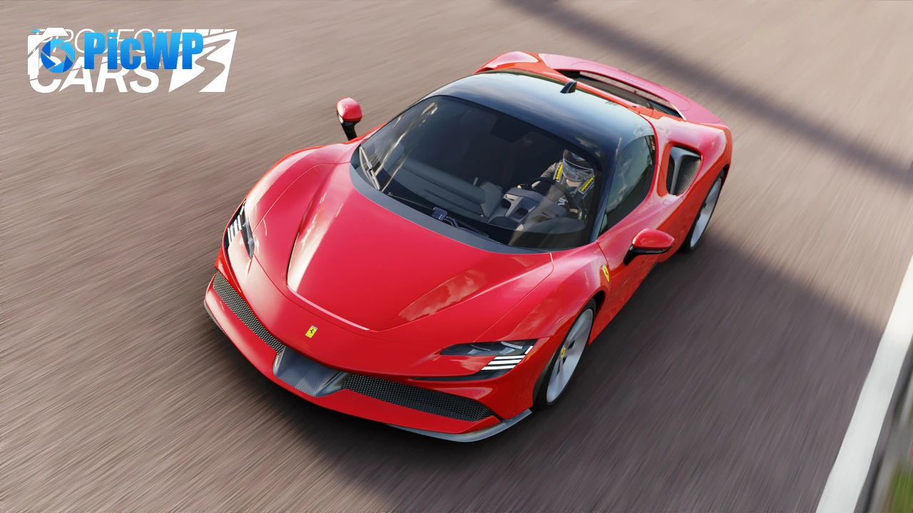 Project CARS 3 Ferrari SF90 Stradale 4K PC Wallpaper