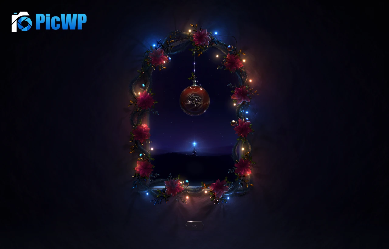 Christmas decoration Merry Christmas 4K PC Wallpaper