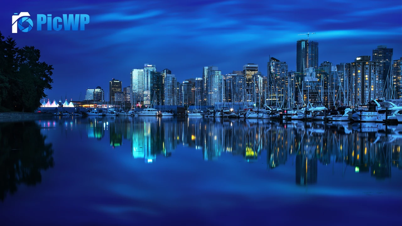 Coal Harbour Vancouver City 4K PC Wallpaper