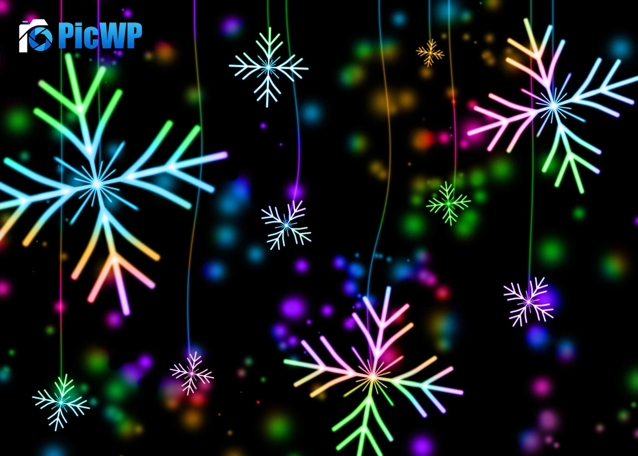 Snowflakes Winter 4K PC Wallpaper