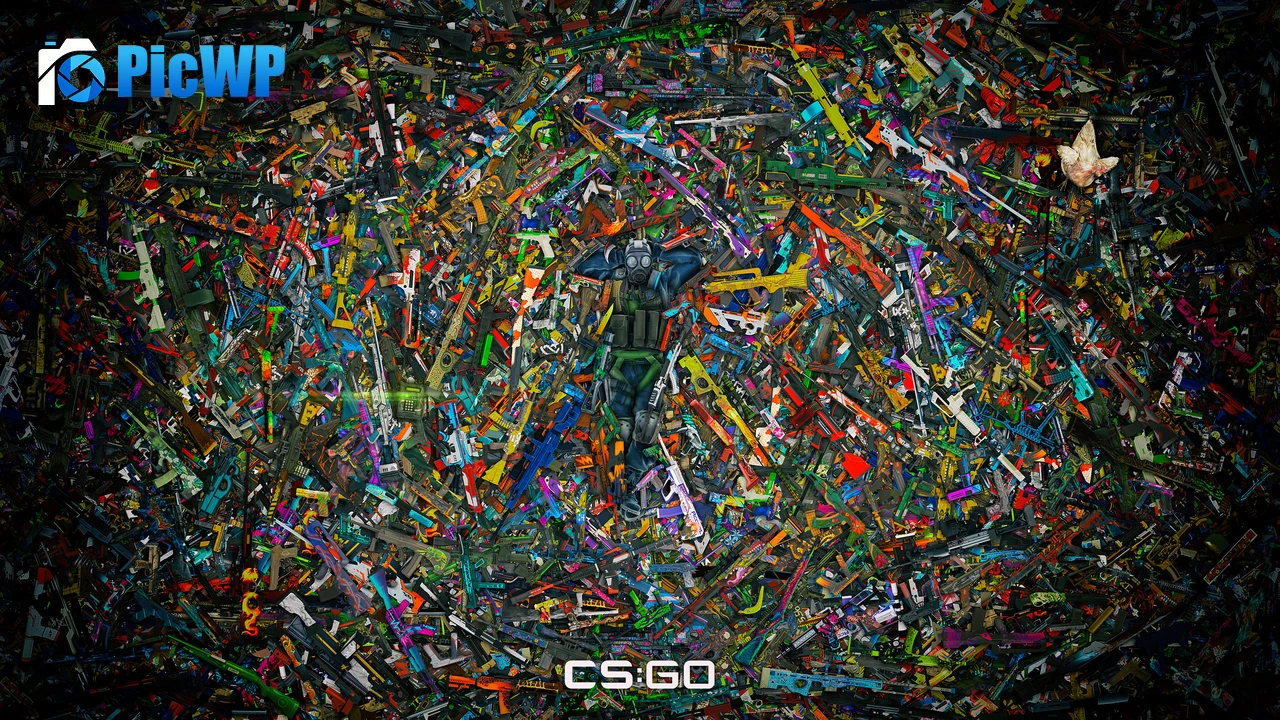 CS GO Guns 4K PC Wallpaper