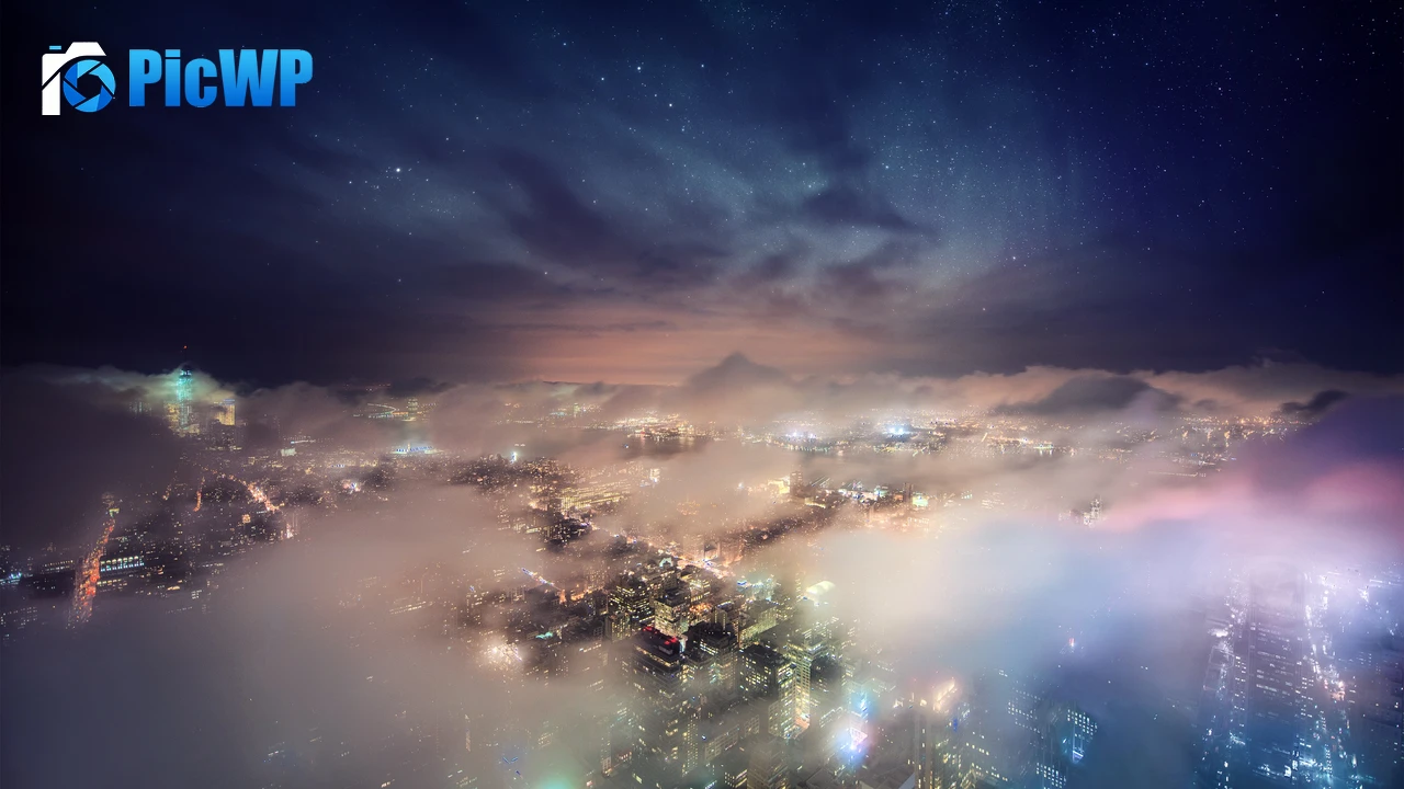 New York City Above clouds 4K PC Wallpaper