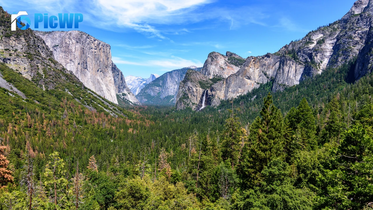 Yosemite National Park Mountains 4K PC Wallpaper